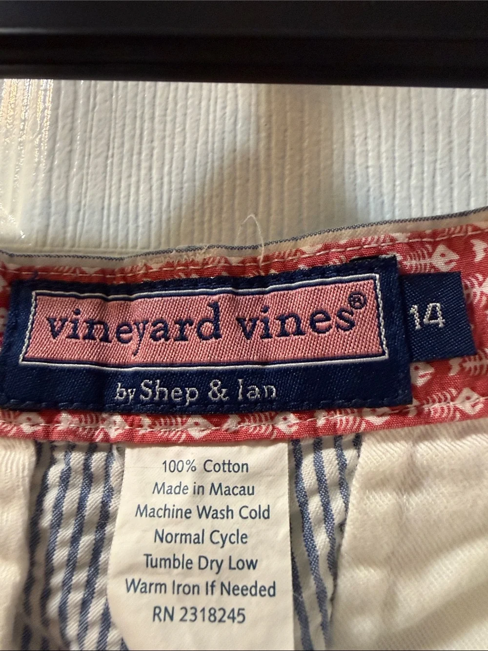 Vineyard Vines Light Blue Seersucker Chinos
